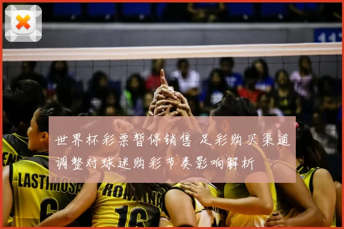 世界杯彩票暂停销售 足彩购买渠道调整对球迷购彩节奏影响解析